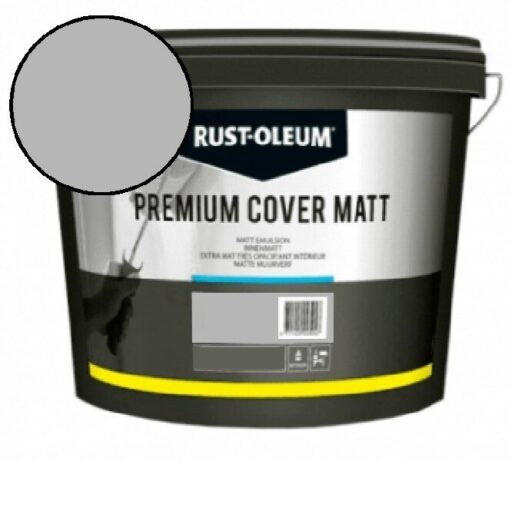 Rust-Oleum Premium Cover Matt Emulsion Light Ash Grey 10L