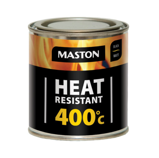 Manston Paint Heat-Resistant Black Matt +400 °C 250ml
