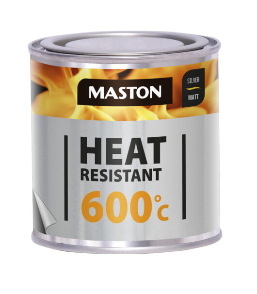 Maston Paint Heat-Resistant Silver +600 °C 1l