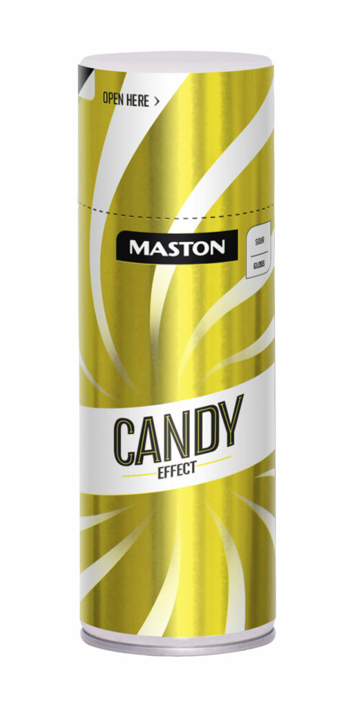 Maston Spray Paint Candy Effect Sour Yellow 400ml