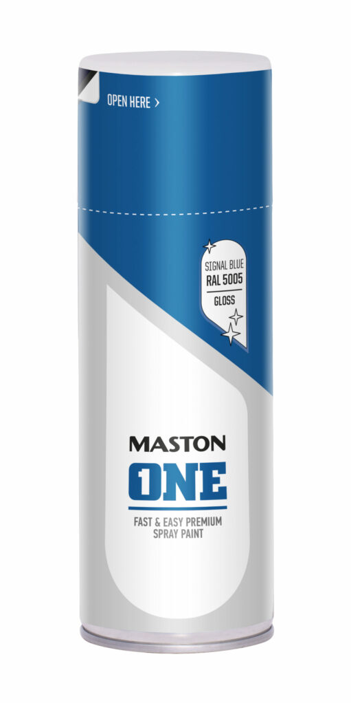 Maston Spray Paint ONE - Gloss Signal Blue RAL5005 400ml