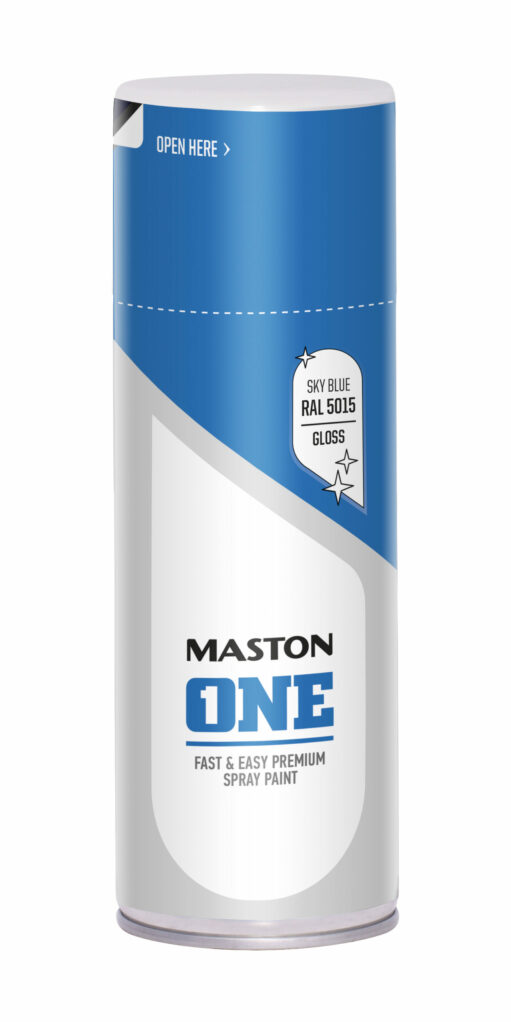 Maston Spray Paint ONE - Gloss Sky Blue RAL5015 400ml