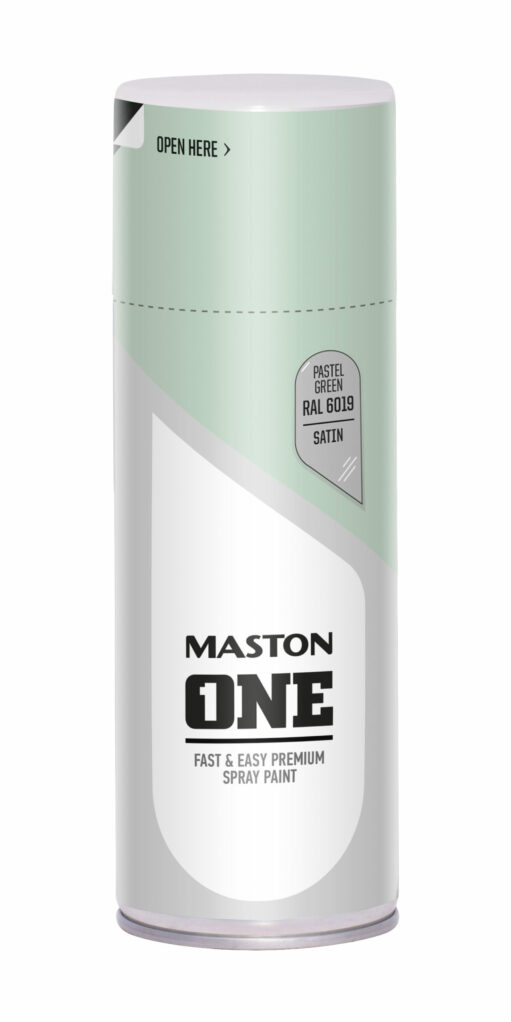 Maston Spray Paint ONE - Satin Pastel Green RAL6019 400ml