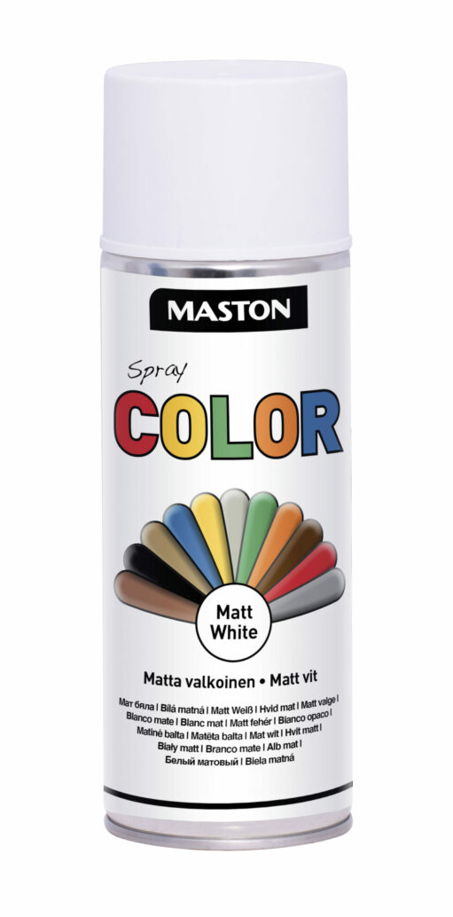 Maston Spraypaint Color White Matt 400ml