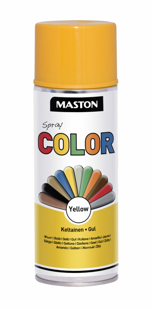 Maston Spraypaint Color Yellow Gloss 400ml