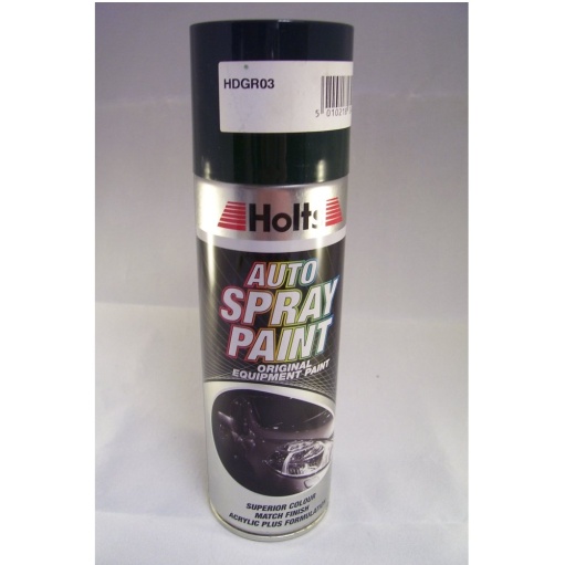 Holts Professional Car Dark Green Gloss Spray Paint 300ml HDGR03