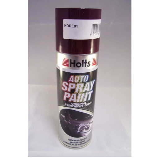 Holts Professional Car Dark Red Gloss Spray Paint 300ml HDRE01