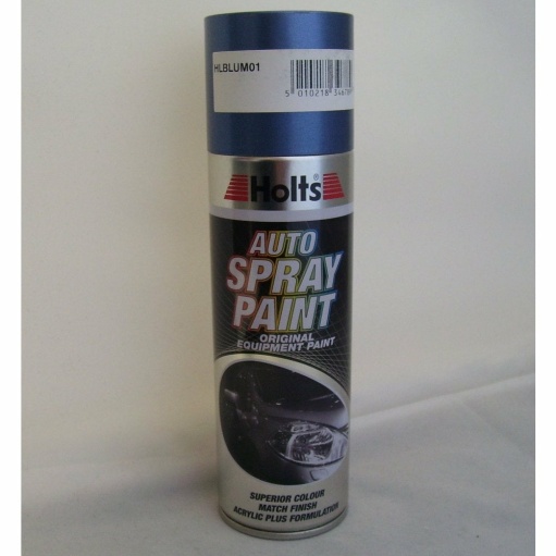 Holts Professional Car Light Blue Metallic Spray Paint 300ml HLBLUM01