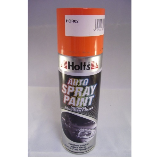 Holts Professional Car Orange Gloss Spray Paint 300ml HOR02