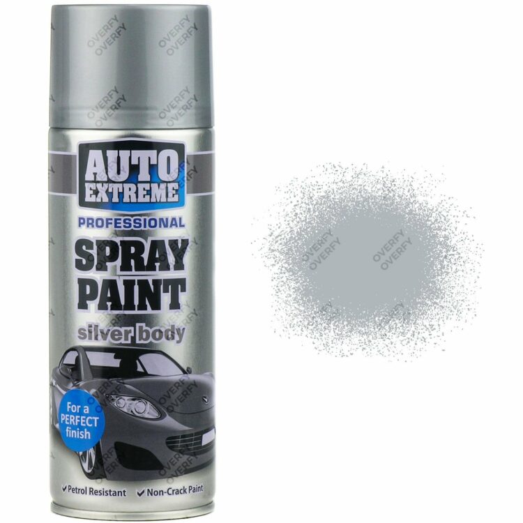 Silver Spray Paint Matt All Purpose 400ml