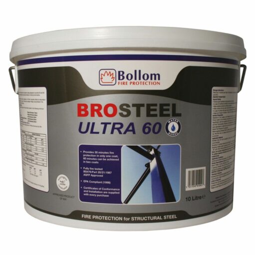 Bollom-Brosteel-Ultra-60-Fire-Resistant-Paint-For-Structural-Steel-White-10L-372230009763