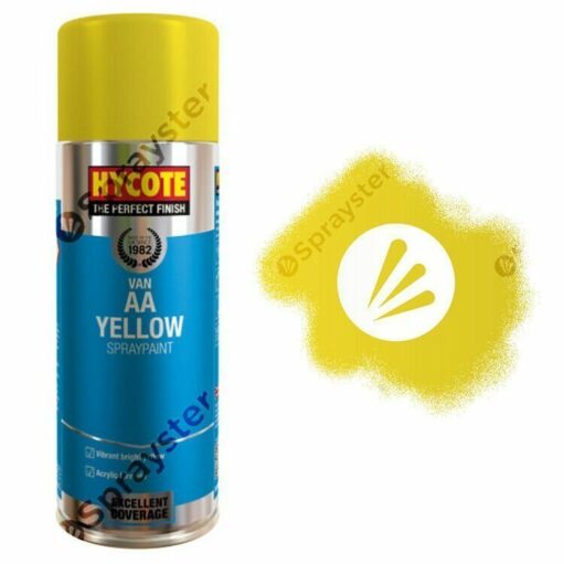 Hycote-AA-Van-Yellow-Gloss-Spray-Paint-Aerosol-Auto-Multi-Purpose-400ml-XUK480-333199079322