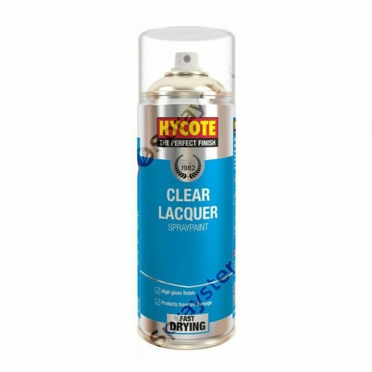 Hycote-Clear-Lacquer-Gloss-Spray-Paint-Aerosol-Auto-Car-400ml-XUK0232-372671536370