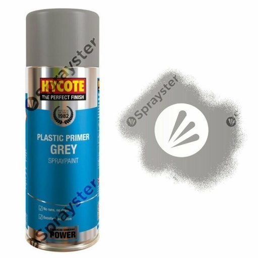 Hycote-Grey-Plastic-Primer-Spray-Paint-Aerosol-Auto-Car-400ml-XUK612-333192498819