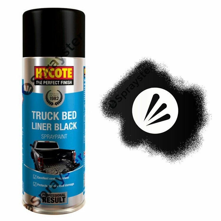 Hycote-Truck-Bed-Liner-Black-Spray-Paint-Tough-Durable-400ml-XUK989-372671449171