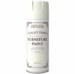 Rust-Oleum 400ml White Matt Spray Paint Chalk Chalky Furniture Spray Paint Shabby Chic