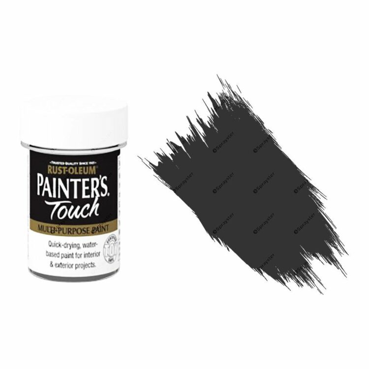 Rust-Oleum-Painters-Touch-Multi-Surface-Paint-Black-Matt-20ml-Toy-Safe-372243288442