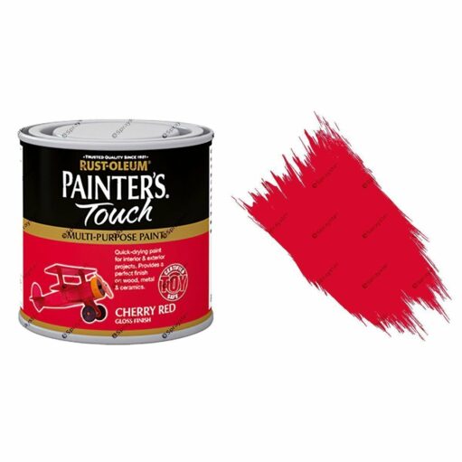Rust-Oleum-Painters-Touch-Multi-Surface-Paint-Cherry-Red-Gloss-250ml-Toy-Safe-332573157092