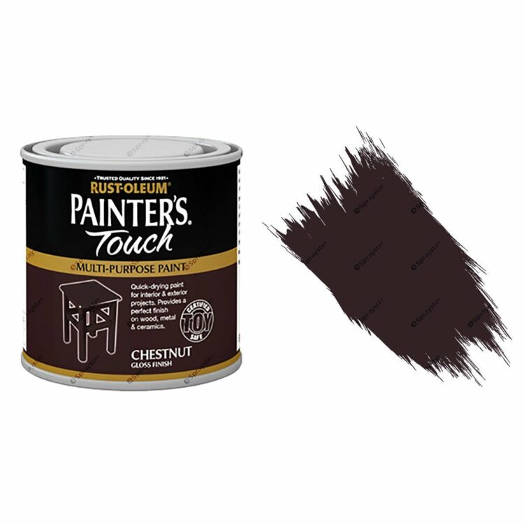 Rust-Oleum-Painters-Touch-Multi-Surface-Paint-Chestnut-Gloss-250ml-Toy-Safe-332573157089