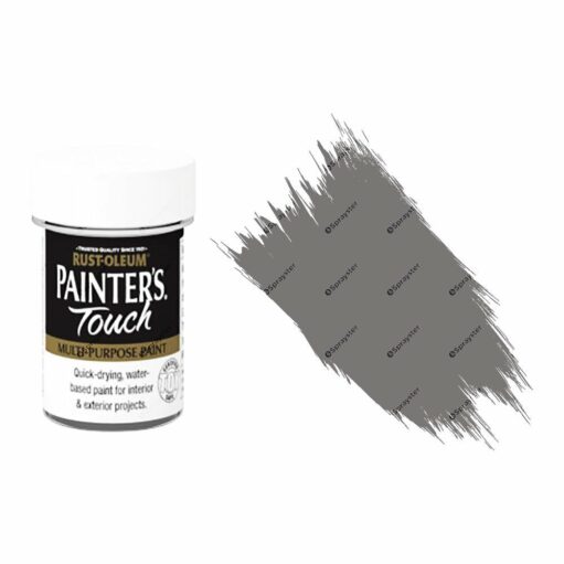 Rust-Oleum-Painters-Touch-Multi-Surface-Paint-Dark-Grey-Gloss-20ml-Toy-Safe-391996255771