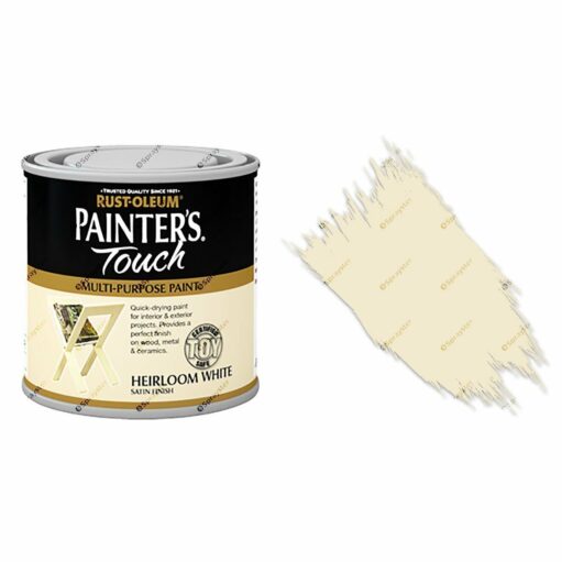 Rust-Oleum-Painters-Touch-Multi-Surface-Paint-Heirloom-White-Satin-250m-Toy-Safe-391992432273