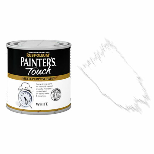 Rust-Oleum-Painters-Touch-Multi-Surface-Paint-White-Gloss-250ml-Toy-Safe-332573157093