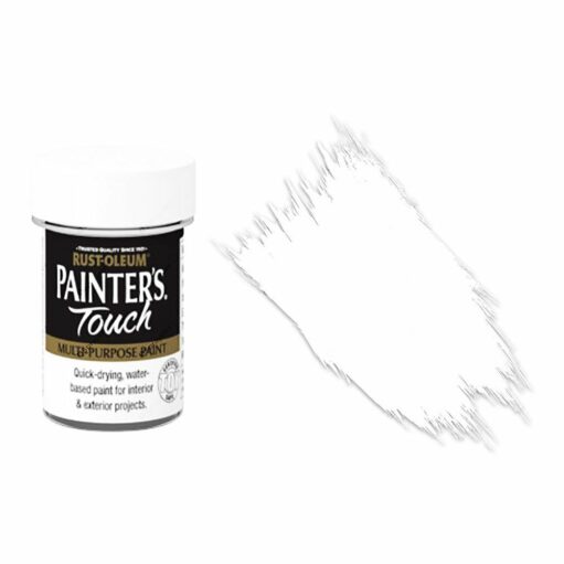 Rust-Oleum-Painters-Touch-Multi-Surface-Paint-White-Matt-20ml-Toy-Safe-372243288449