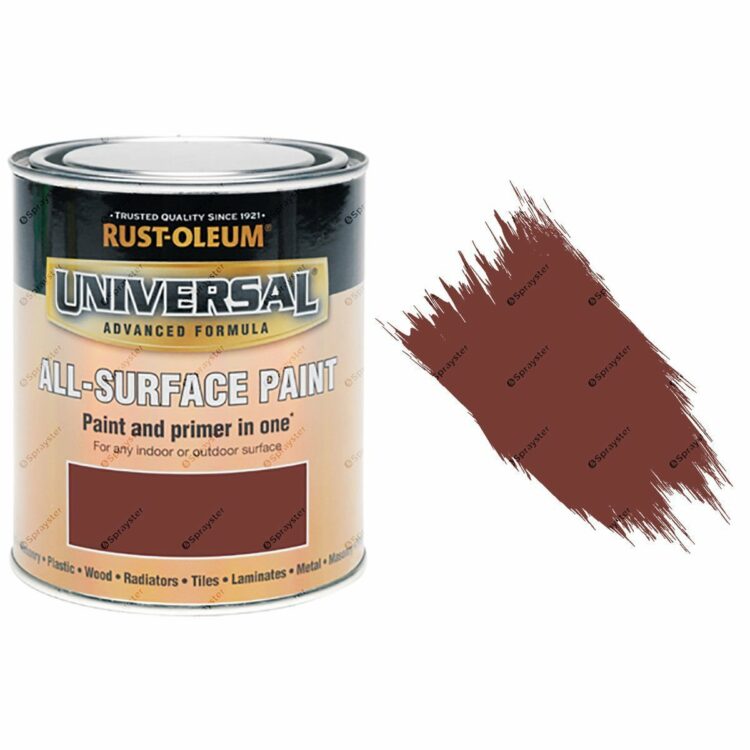 Rust-Oleum-Universal-All-Surface-Self-Primer-Brush-Paint-Gloss-Deep-Red-250ml-372229925945