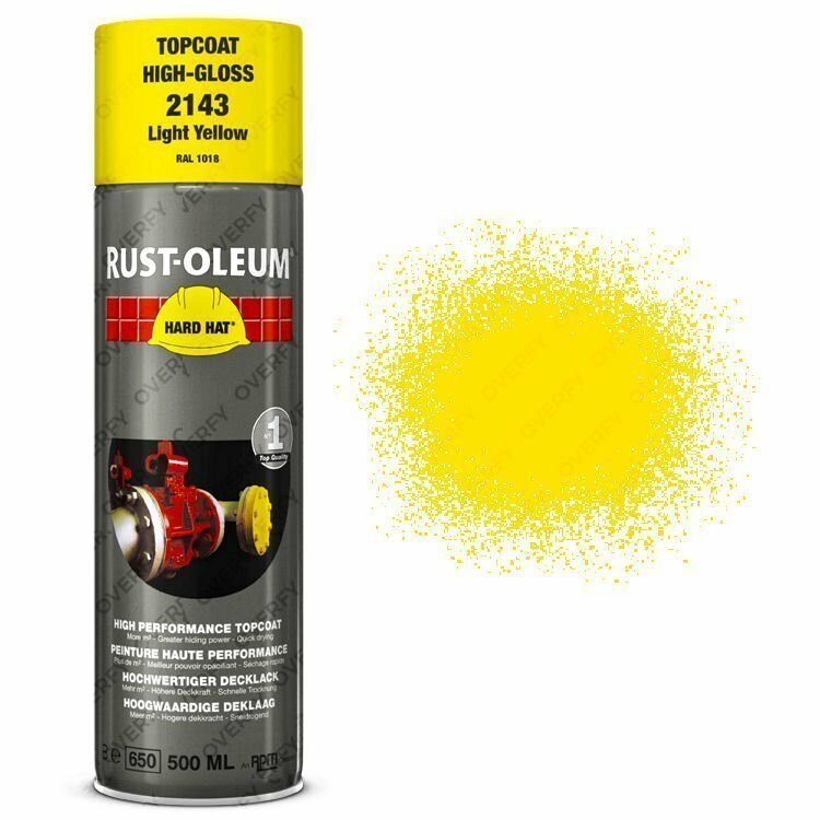 Industrial-Rust-Oleum-Light-Yellow-Spray-Paint-Hard-Hat-500ml-RAL-1018