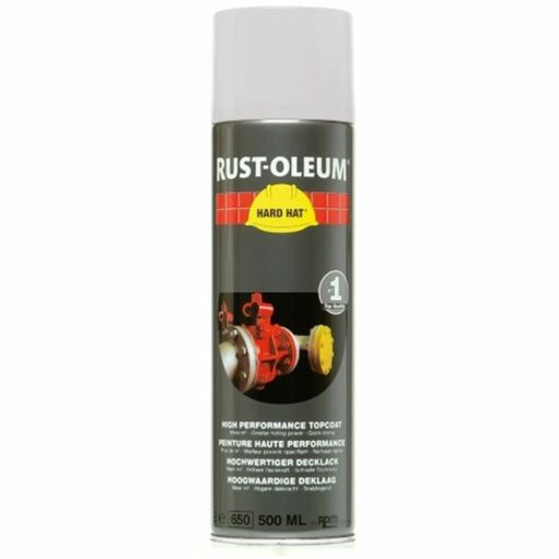 x1-Industrial-Rust-Oleum-White-Aluminium-Spray-Paint-Hard-Hat-500ml-RAL-9006-371644657181