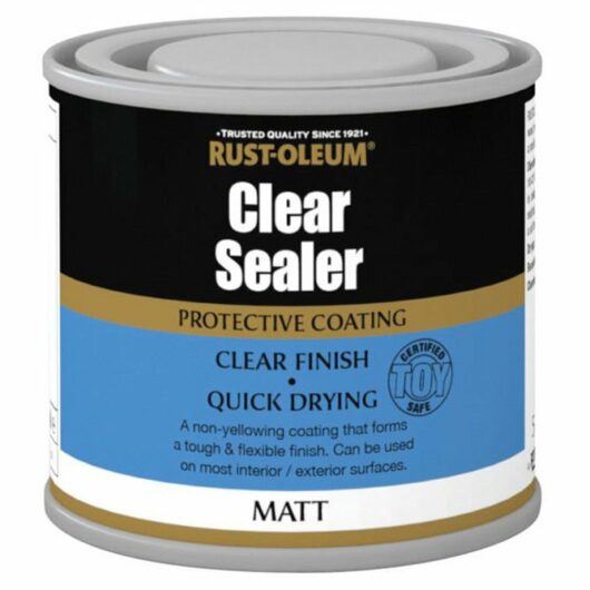 x1-Rust-Oleum-Clear-Matt-Sealer-Toy-Safe-Durable-Protective-Brush-Paint-125ml-392027299719