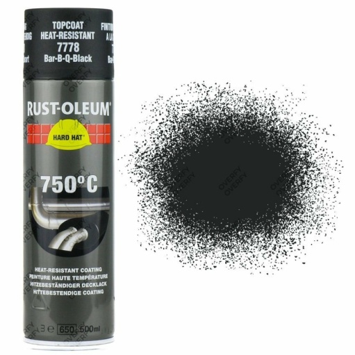 Rust-Oleum Aluminium Heat Resistant Spray Paint 750°C 500ml