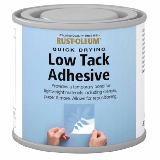 x1-Rust-Oleum-Low-Tack-Adhesive-Clear-Repositionable-Durable-Brush-Paint-125ml-372285884790