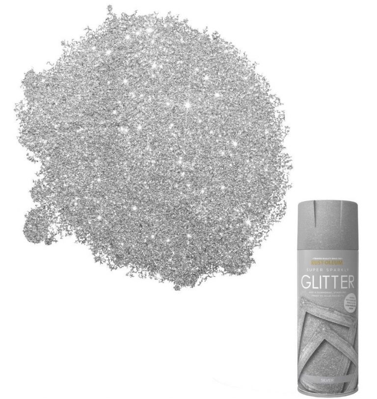 x1-Rust-Oleum-Super-Sparkly-Sparkling-Silver-Glitter-Aerosol-Spray-Paint-400ml-391878056162